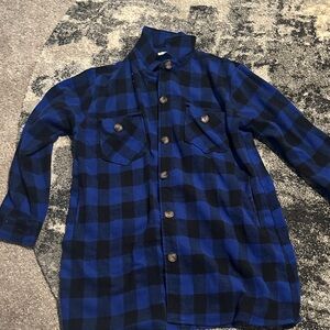 Kori Blue and Black Plaid Blazer